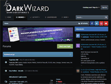 Tablet Screenshot of darkwizard.pl